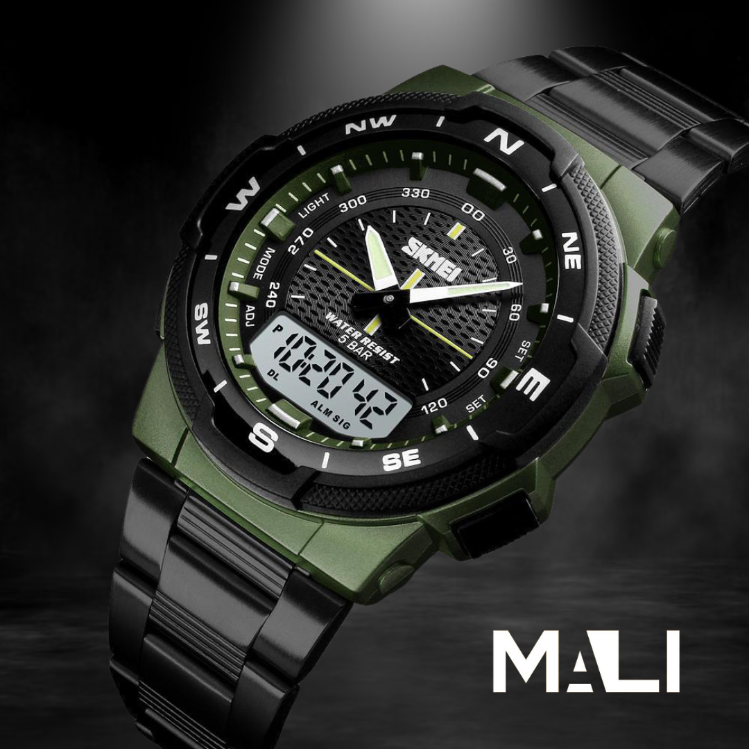 SKMEI 1370 BLACk&GREEN