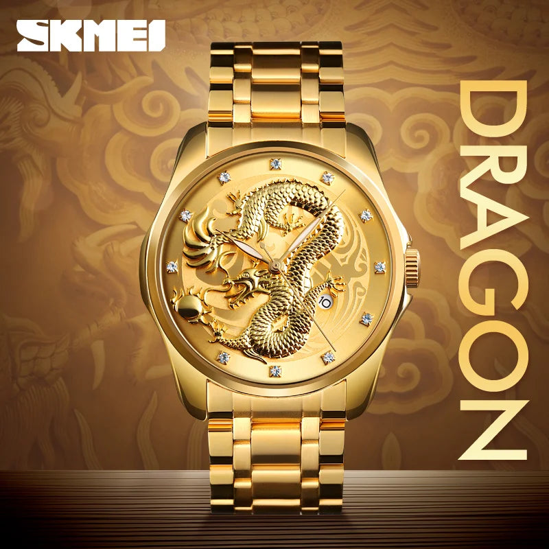 SKMEI GOLD DRAGON