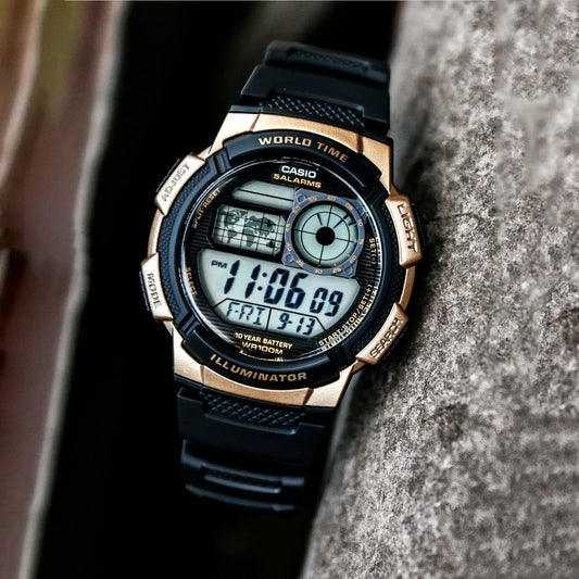 CASIO BLACK/GOLD